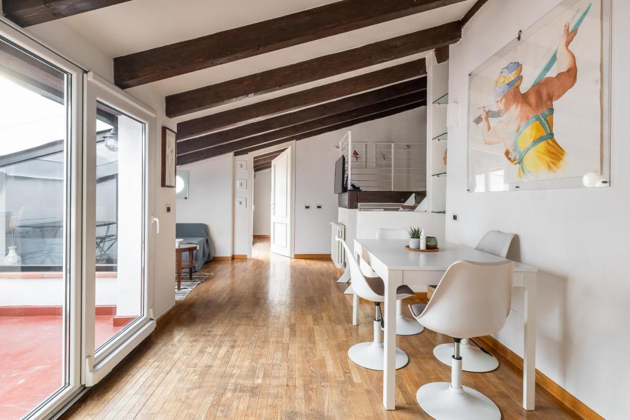 Loft Con 2 Terrazzi Nei Pressi Della Johns Hopkins University Bologna Eksteriør billede